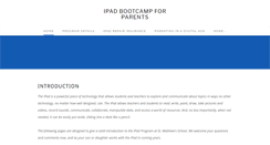 Desktop Screenshot of ipadbootcampforparents.com